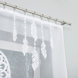 DINA Panel żakardowy gotowy, z motywem łapacza snów, szerokość 160 x wysokość 160, kolor 001 biały 019413