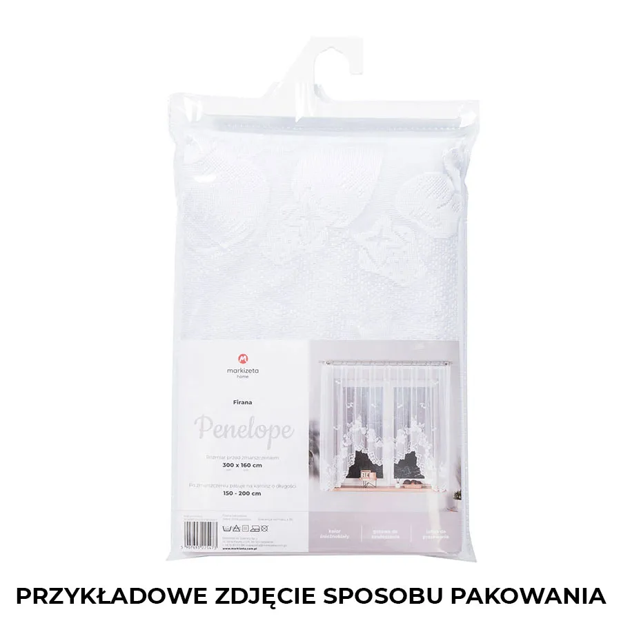 ANIKA Panel żakardowy gotowy, szerokość 90 x wysokość 230cm, kolor 001 biały ANIKA0