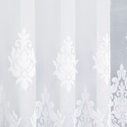 LUDMIŁA Firanka żakardowa gotowa, szerokość 600 x wysokość 160cm, kolor 001 biały 017810 LUDMIŁA Firanka żakardowa gotowa, szerokość 600 x wysokość 160cm, kolor 001 biały 017810