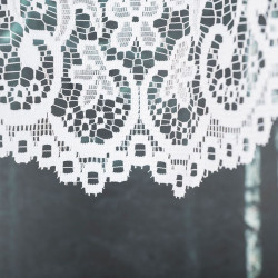 BERENIKA Firanka żakardowa gotowa, szerokość 300 x wysokość 120cm, kolor 001 biały 004304 BERENIKA Firanka żakardowa gotowa, szerokość 300 x wysokość 120cm, kolor 001 biały 004304