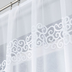 DANIELA Firanka żakardowa gotowa, szerokość 250 x wysokość 90cm, kolor 001 biały 017788