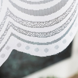 KINGA Firanka żakardowa gotowa, szerokość 250 x wysokość 120cm, kolor 001 biały 023391 KINGA Firanka żakardowa gotowa, szerokość 250 x wysokość 120cm, kolor 001 biały 023391