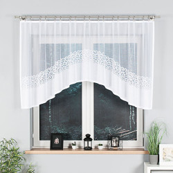 DANIELA Firanka żakardowa gotowa, szerokość 300 x wysokość 110cm, kolor 001 biały 017788