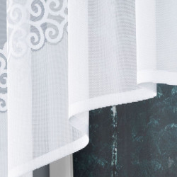 DANIELA Firanka żakardowa gotowa, szerokość 300 x wysokość 110cm, kolor 001 biały 017788
