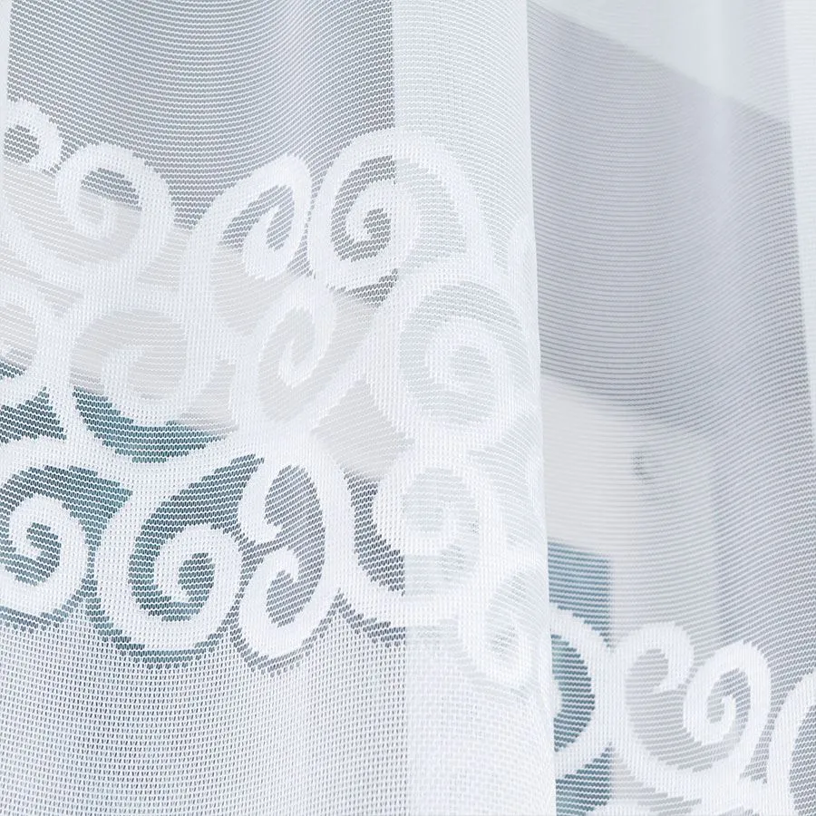 DANIELA Firanka żakardowa gotowa, szerokość 300 x wysokość 110cm, kolor 001 biały 017788