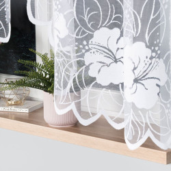 GRACJANA Firanka żakardowa gotowa, szerokość 300 x wysokość 160cm, kolor 001 biały 017175 GRACJANA Firanka żakardowa gotowa, szerokość 300 x wysokość 160cm, kolor 001 biały 017175