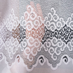 MODESTA Firanka żakardowa gotowa, szerokość 300 x wysokość 250cm, kolor 001 biały 017173