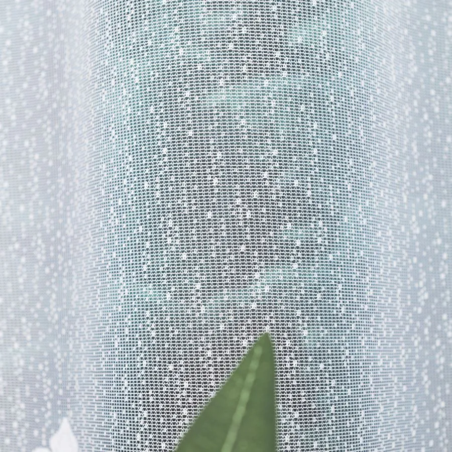 ŻAKLINA Firanka żakardowa gotowa, szerokość 250 x wysokość 120cm, kolor 001 biały 023405