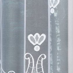 MATYLDA Firanka żakardowa gotowa, szerokość 310 x wysokość 160cm, kolor 001 biały 007511 MATYLDA Firanka żakardowa gotowa, szerokość 310 x wysokość 160cm, kolor 001 biały 007511