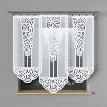 EWA Panel żakardowy gotowy, szerokość 60 x wysokość 160cm, kolor 001 biały 001321