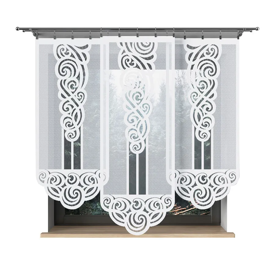 EWA Panel żakardowy gotowy, szerokość 60 x wysokość 160cm, kolor 001 biały 001321