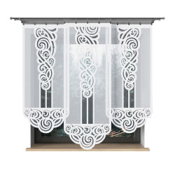 EWA Panel żakardowy gotowy, szerokość 60 x wysokość 160cm, kolor 001 biały 001321 EWA Panel żakardowy gotowy, szerokość 60 x wysokość 160cm, kolor 001 biały 001321