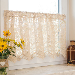 INESS Zazdrostka gotowa ażurowa, szerokość 150 x wysokość 60cm, kolor 012 kremowy 913501 INESS Zazdrostka gotowa ażurowa, szerokość 150 x wysokość 60cm, kolor 012 kremowy 913501