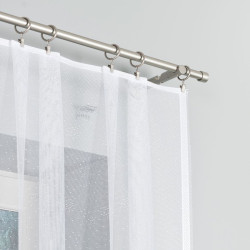 ARALIA Firanka żakardowa gotowa, szerokość 300 x wysokość 160cm, kolor 001 biały 005111