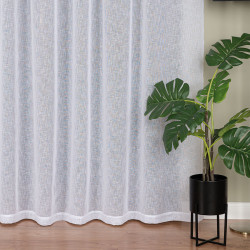 Firana gotowa na taśmie, 300x250 cm, kolor 001 biały 400009