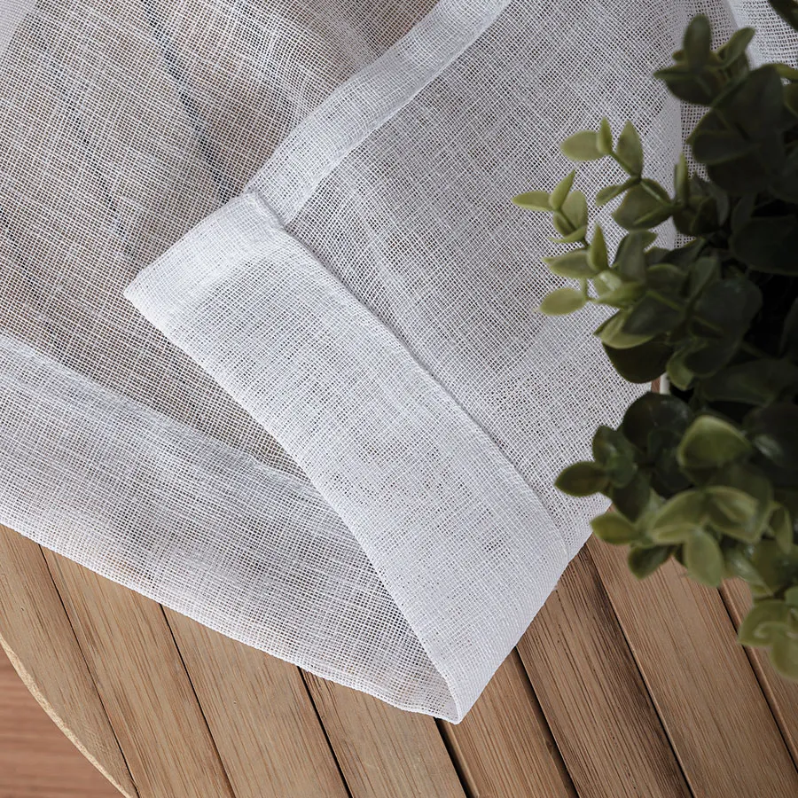 Firana gotowa na taśmie, 300x250 cm, kolor 001 biały 400009