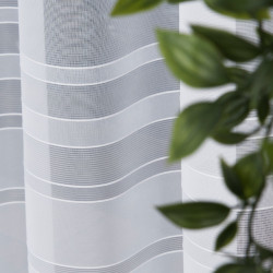 ZOJA Firanka żakardowa gotowa, szerokość 300 x wysokość 160cm, kolor 001 biały 000303