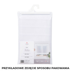 ZOJA Firanka żakardowa gotowa, szerokość 300 x wysokość 160cm, kolor 001 biały 000303