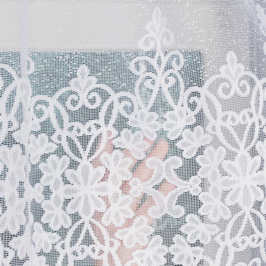 ŻANETA Firanka żakardowa gotowa, szerokość 320 x wysokość 80cm, kolor 001 biały 181043