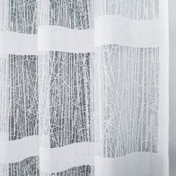 WIKTORIA Firanka żakardowa gotowa na prosto, szerokość 410 x wysokość 160cm, kolor 001 biały 018352