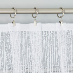 WIKTORIA Firanka żakardowa gotowa na prosto, szerokość 410 x wysokość 160cm, kolor 001 biały 018352