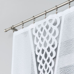 ERYKA Panel żakardowy gotowy, szerokość 160 x wysokość 140cm, kolor 001 biały 019371