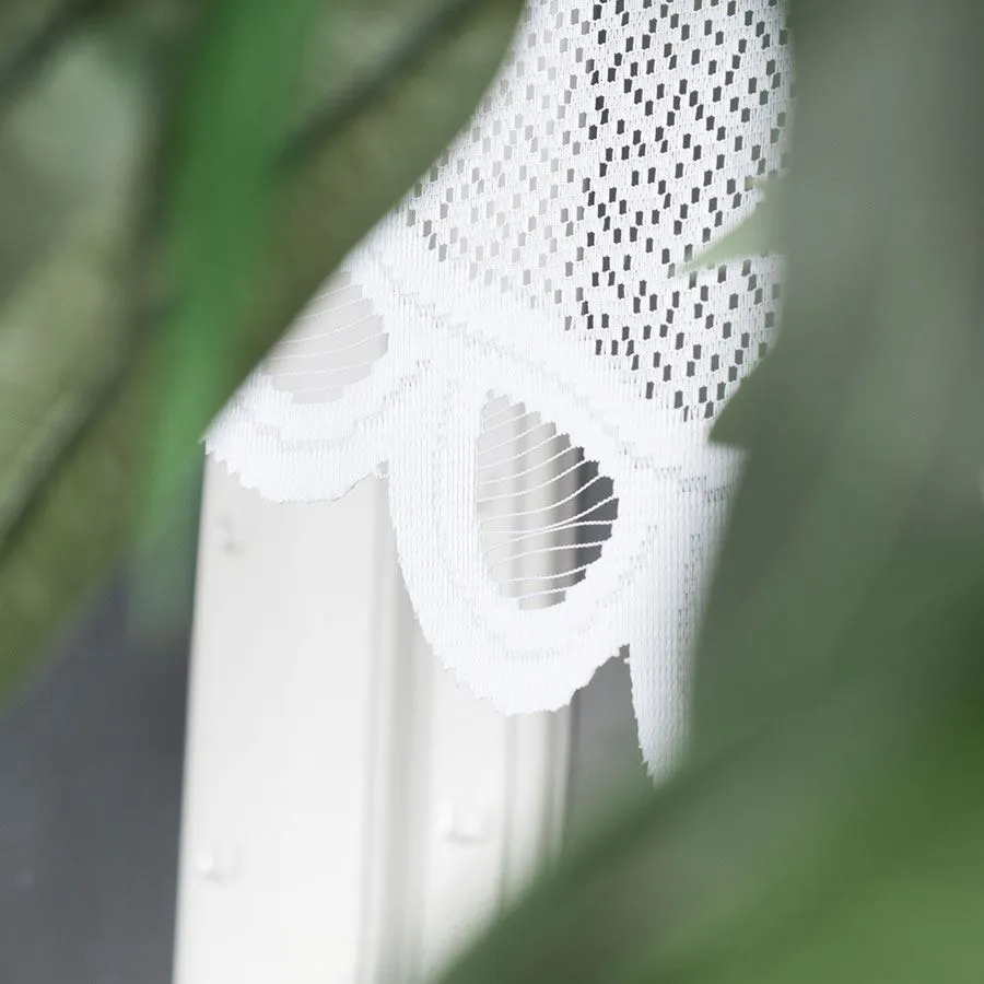 ERYKA Panel żakardowy gotowy, szerokość 160 x wysokość 140cm, kolor 001 biały 019371