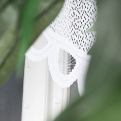 ERYKA Panel żakardowy gotowy, szerokość 160 x wysokość 140cm, kolor 001 biały 019371