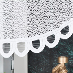 ERYKA Panel żakardowy gotowy, szerokość 160 x wysokość 140cm, kolor 001 biały 019371