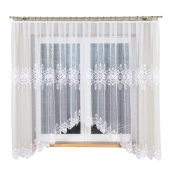 ŻANETA Firanka żakardowa gotowa, szerokość 350 x wysokość 175cm, kolor 001 biały 181043 ŻANETA Firanka żakardowa gotowa, szerokość 350 x wysokość 175cm, kolor 001 biały 181043