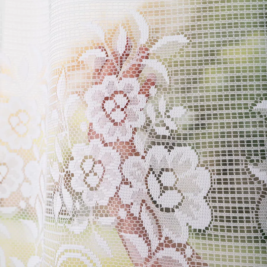 SARA Firanka żakardowa gotowa, szerokość 300 x wysokość 160cm, kolor 001 biały 044330