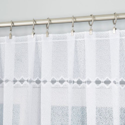 FILOMENA Firanka żakardowa gotowa, szerokość 350 x wysokość 140cm, kolor 001 biały 018669