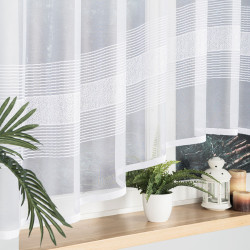 KLAUDYNA Firanka żakardowa gotowa, szerokość 300 x wysokość 160cm, kolor 001 biały 018970 KLAUDYNA Firanka żakardowa gotowa, szerokość 300 x wysokość 160cm, kolor 001 biały 018970