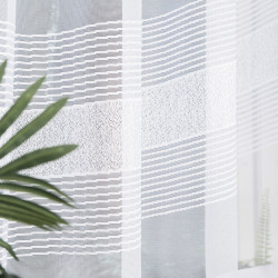 KLAUDYNA Firanka żakardowa gotowa, szerokość 300 x wysokość 160cm, kolor 001 biały 018970 KLAUDYNA Firanka żakardowa gotowa, szerokość 300 x wysokość 160cm, kolor 001 biały 018970