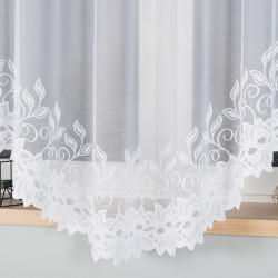 BASTIA Firanka żakardowa gotowa, szerokość 300 x wysokość 180cm, kolor 001 biały 648107
