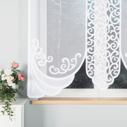 DANUTA Panel żakardowy gotowy, szerokość 160 x wysokość 160cm, kolor 001 biały 019386 DANUTA Panel żakardowy gotowy, szerokość 160 x wysokość 160cm, kolor 001 biały 019386