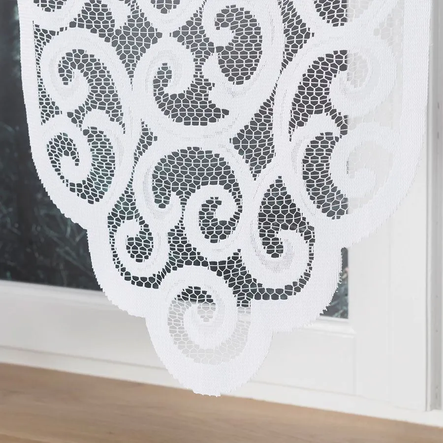 DANUTA Panel żakardowy gotowy, szerokość 160 x wysokość 160cm, kolor 001 biały 019386