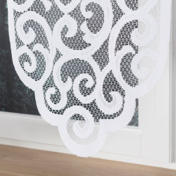 DANUTA Panel żakardowy gotowy, szerokość 160 x wysokość 160cm, kolor 001 biały 019386 DANUTA Panel żakardowy gotowy, szerokość 160 x wysokość 160cm, kolor 001 biały 019386