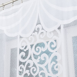 DANUTA Panel żakardowy gotowy, szerokość 160 x wysokość 160cm, kolor 001 biały 019386 DANUTA Panel żakardowy gotowy, szerokość 160 x wysokość 160cm, kolor 001 biały 019386