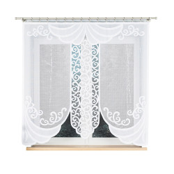 DANUTA Panel żakardowy gotowy, szerokość 160 x wysokość 160cm, kolor 001 biały 019386 DANUTA Panel żakardowy gotowy, szerokość 160 x wysokość 160cm, kolor 001 biały 019386