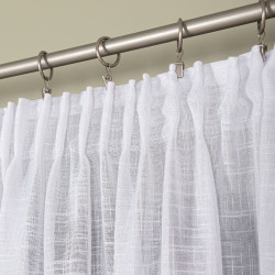 Firana gotowa na taśmie, 400x250 cm, kolor 001 biały 400002