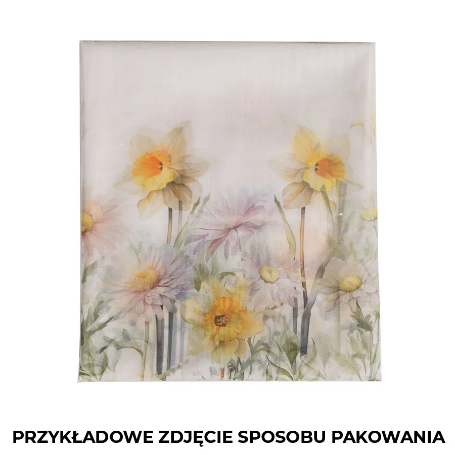 WIOSENNA POLANA Zazdrostka woalowa, WOAL, szerokość 100 x wysokość 40cm, kolor 001 żółty P00208