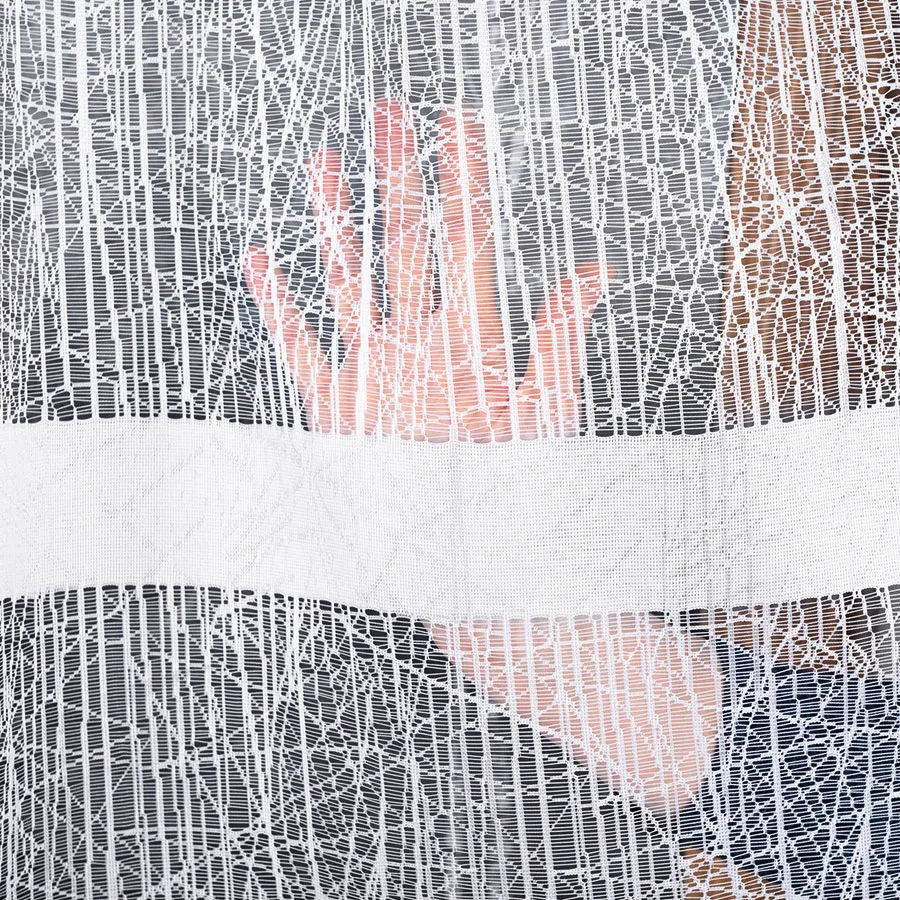 WIKTORIA Firanka żakardowa gotowa na prosto, szerokość 300 x wysokość 250cm, kolor 001 biały 018352