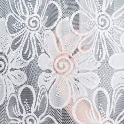 PATRYCJA Firanka żakardowa gotowa, szerokość 300 x wysokość 250cm, kolor 001 biały 049516 PATRYCJA Firanka żakardowa gotowa, szerokość 300 x wysokość 250cm, kolor 001 biały 049516