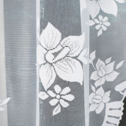 IRENA Firanka żakardowa gotowa, szerokość 420 x wysokość 160cm, kolor 001 biały 002648 IRENA Firanka żakardowa gotowa, szerokość 420 x wysokość 160cm, kolor 001 biały 002648