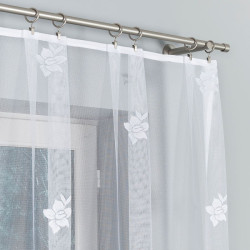 IRENA Firanka żakardowa gotowa, szerokość 420 x wysokość 160cm, kolor 001 biały 002648 IRENA Firanka żakardowa gotowa, szerokość 420 x wysokość 160cm, kolor 001 biały 002648