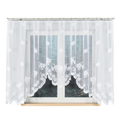 IRENA Firanka żakardowa gotowa, szerokość 420 x wysokość 160cm, kolor 001 biały 002648 IRENA Firanka żakardowa gotowa, szerokość 420 x wysokość 160cm, kolor 001 biały 002648