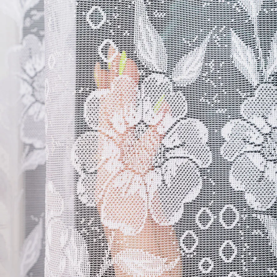 MONIKA Firanka żakardowa gotowa, szerokość 300 x wysokość 160cm, kolor 001 biały 107284