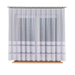 TOLA Firanka żakardowa gotowa, szerokość 400 x wysokość 160cm, kolor 001 biały 000281