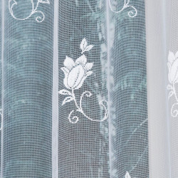 EDYTA Firanka żakardowa gotowa, szerokość 300 x wysokość 160cm, kolor 001 biały 007052 EDYTA Firanka żakardowa gotowa, szerokość 300 x wysokość 160cm, kolor 001 biały 007052